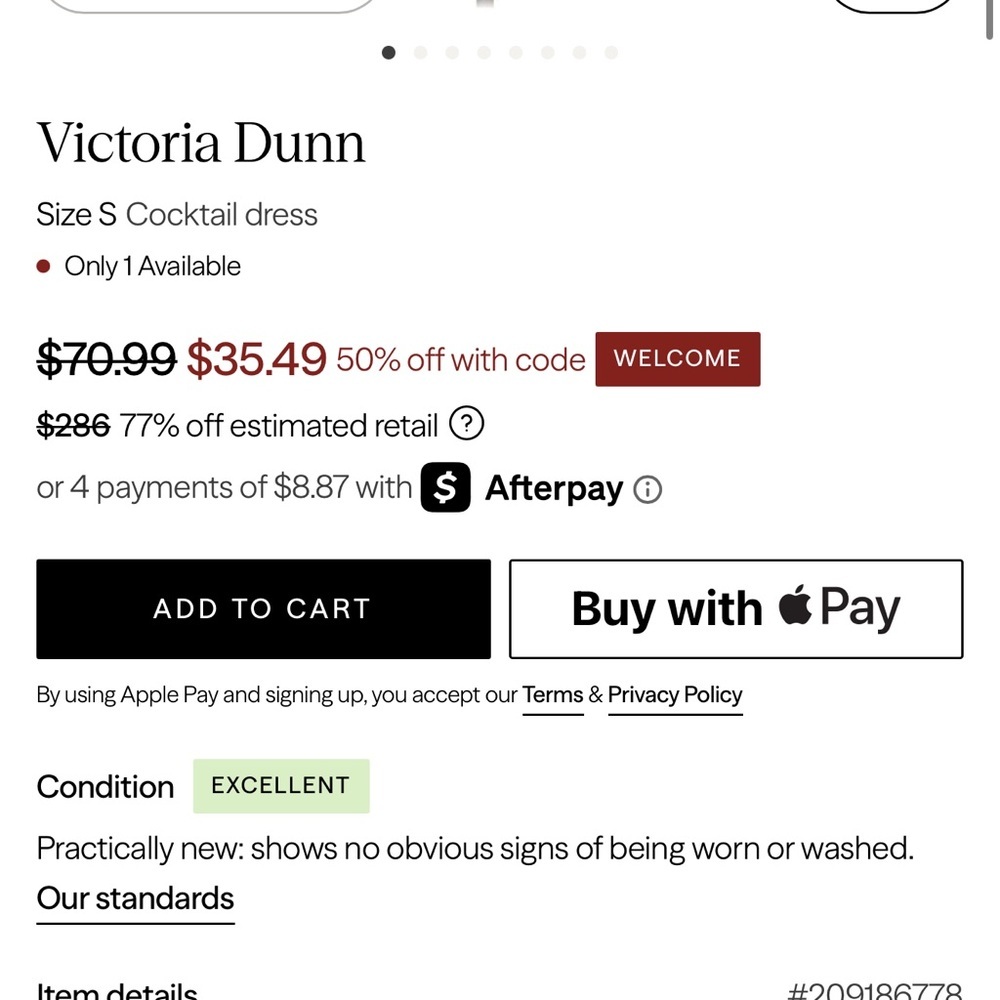 Victoria Dunn Elastic Smocked Chest Shell Print Below Knee Cap Sleeve Dress XS - Picture 11 of 11
